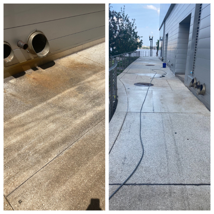 Rust Removal and Oil Stain Removal in Downtown Jacksonville, FL